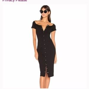 Privacy Please Rue Ribbed Knit Snap Button Down